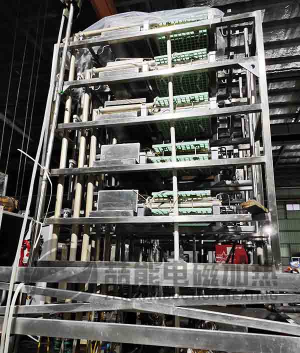 電磁加熱液體氣化反應(yīng)